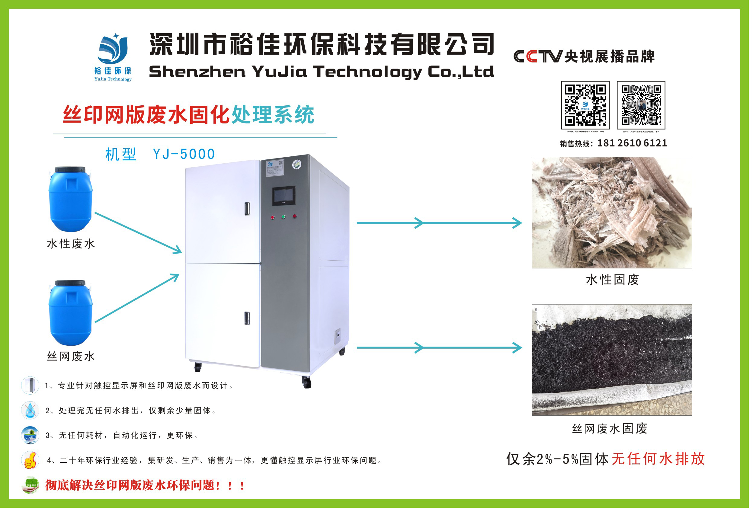 絲印網版廢水處理